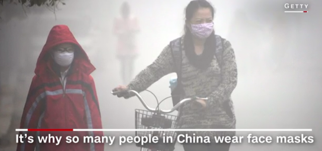 Choking on pollution in china